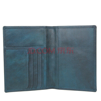 本革の証明書の包頭層の牛の油皮のカ-ドのケケ-スポ-トはRFIDを包むで革の財布の8190の青を遮ります。