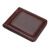 オリジナルルの手作りRFIDカードケスポ-ト革ドの革制财布のエレクトリックバックのチョコレット色