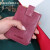VANROrdVANLORD本革女性カーバードケシリズ韩国版軽い量のかわいい财布の小さい运転免许证の皮のカバが一体になっています。お嬢様の赤い紫をバッグにします。