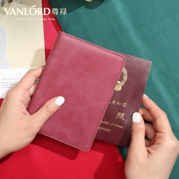 VANROrdVANLOrd女性本革passポートバッグ本革証明ランドレディ・スブリック航空券挟んだオーダ・メールドップ