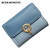 BENBB AOYOUPINӢド層本革スウィーグ防止オルガンカートドドカットスィース磁気防止薄型大容量可愛いカードイ新作衝突色青