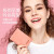 VANROrdVANROrd女性本革軽量カードケス韓国可愛いミニ運転免許証の皮套短い財布の小さい財布姫ピンク