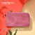 VANlordVANLORDカードケ-ドレイディ-スのコンパット本革精致で高级な韩国の可爱い硬貨の财布の运転免许证一体の閨蜜红紫