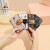 イシュカドックス2020新作ミニカードパッケージコンパクト大容量カードケス40枚のカービットキャラクタープリントをセットしたお金が入ってくる磁気防止ブラック-小金