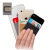 喵匠財布携帯貼付怠け者バスカードケス3 M携帯電話のカードの背もたれに収納袋を貼るミニカードケス携帯電話共通灰色