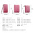 VANlordVANLOrd rede-su本革カードドッケ-ス本革磁気气防止韩国可爱いine潮小型軽量财布红紫(12カード位)